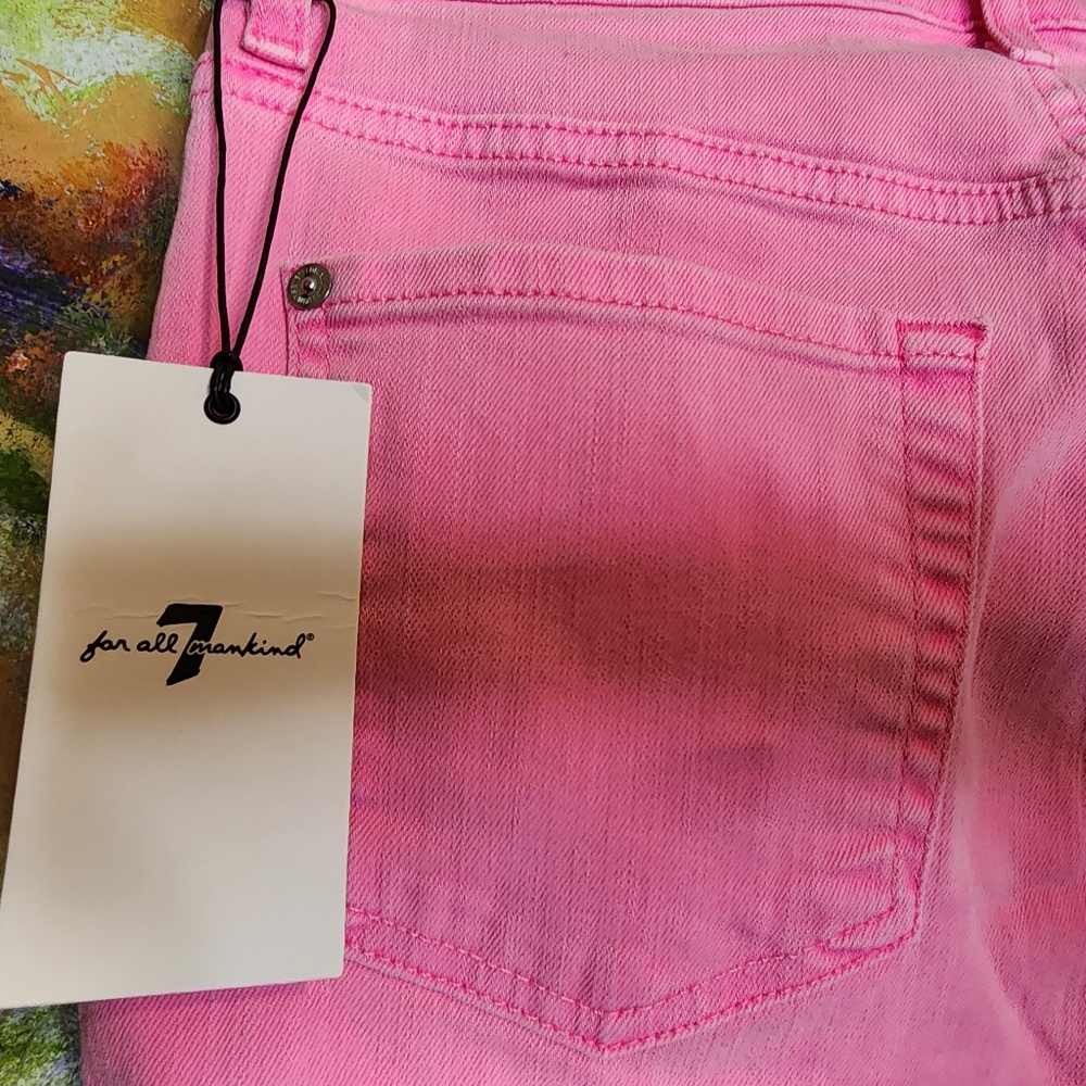 NWT 7 For All Mankind High Waist Slim kick Jeans - Picture 3 of 13